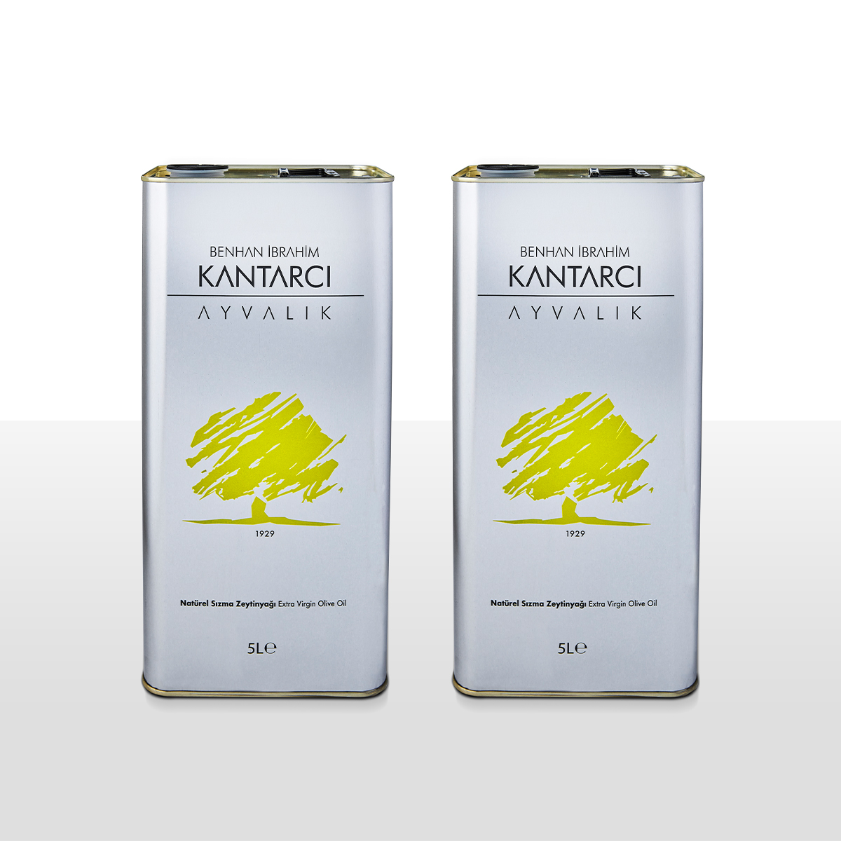 Natürel Sızma Zeytinyağı - Soğuk Sıkım, Olgun Hasat (2024-2025) 2'li Set