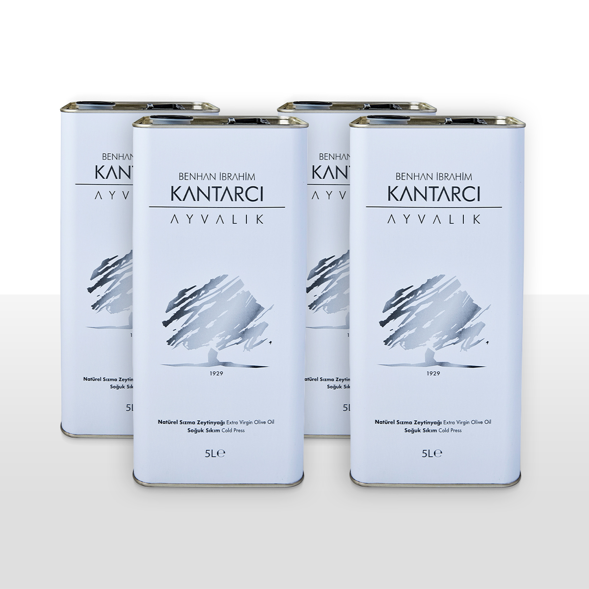 Natürel Sızma Zeytinyağı - Soğuk Sıkım, Erken Hasat (2024-2025) 4'lü Set